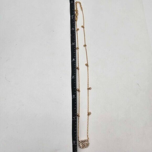 Gucci GG Running 18k Gold Diamond Necklace Brand New 900-042425 - Picture 6 of 15